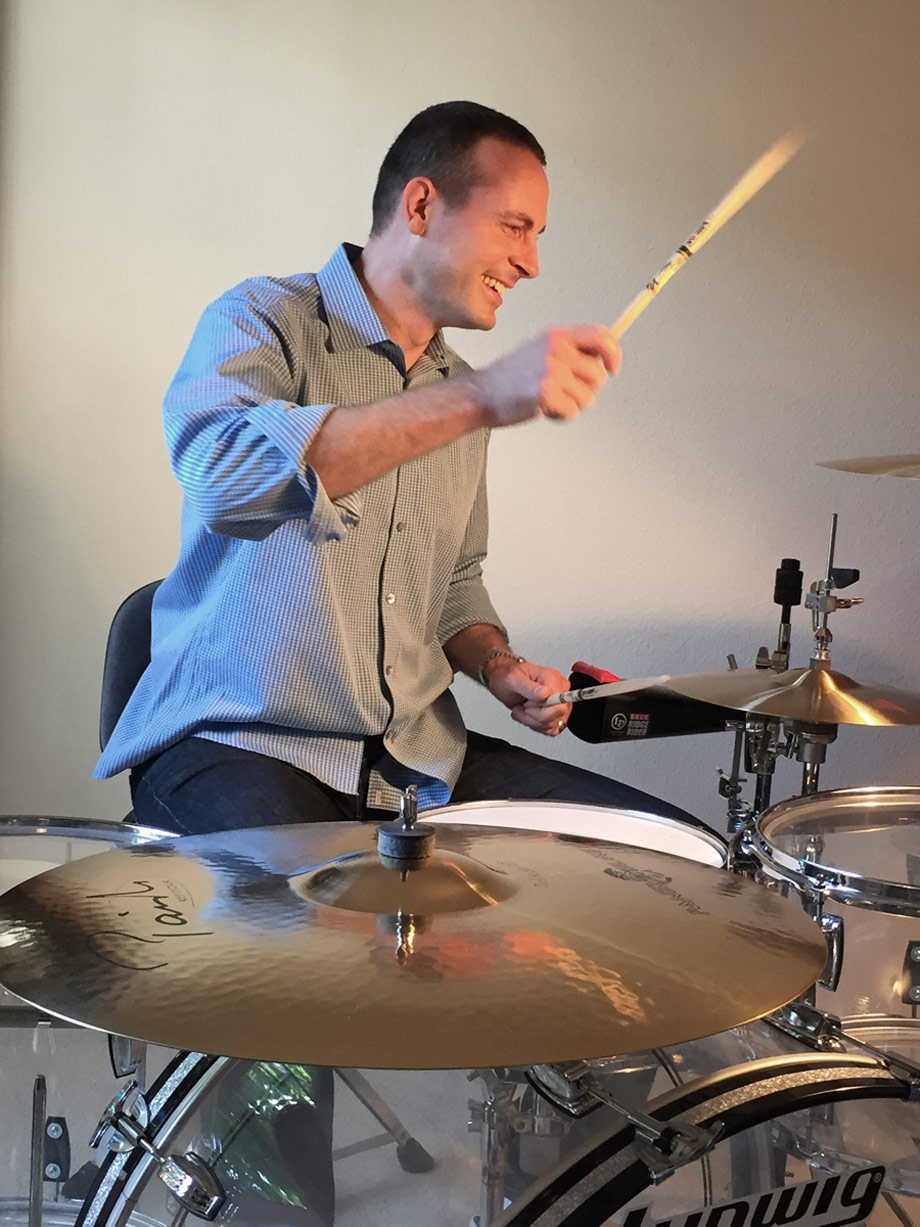 San Ramon Dentist on Drums